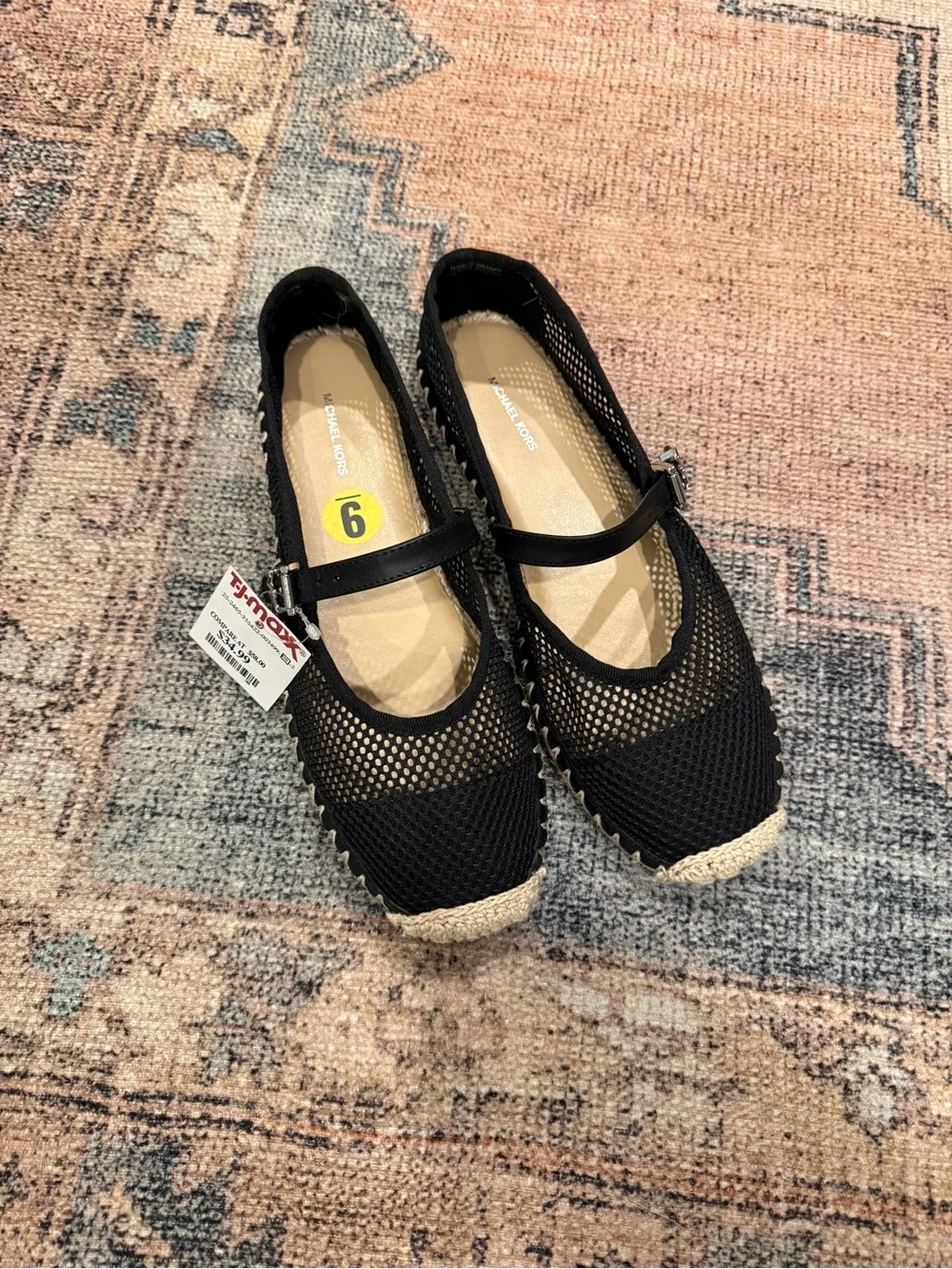 NWT! MICHAEL Michael Kors Lynn Mesh Ballet Espadrilles. Size 9.